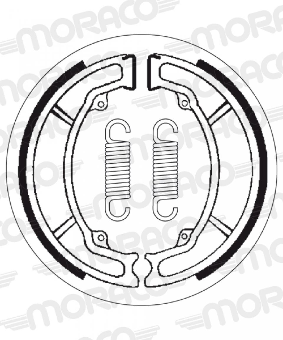 Mâchoire de frein SBS pour Auto 2115 Neuf