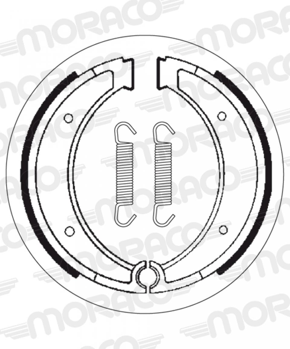 Mâchoire de frein SBS pour Auto 2116 Neuf