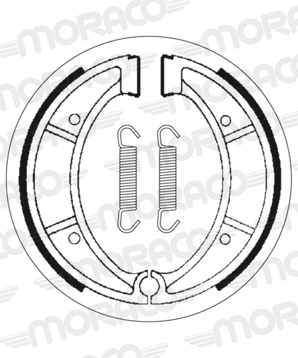 Mâchoire de frein SBS pour Auto 2117 Neuf