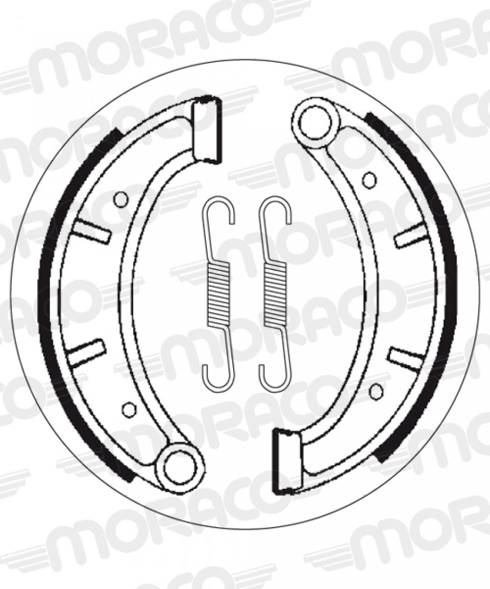 Mâchoire de frein SBS pour Auto 2118 Neuf