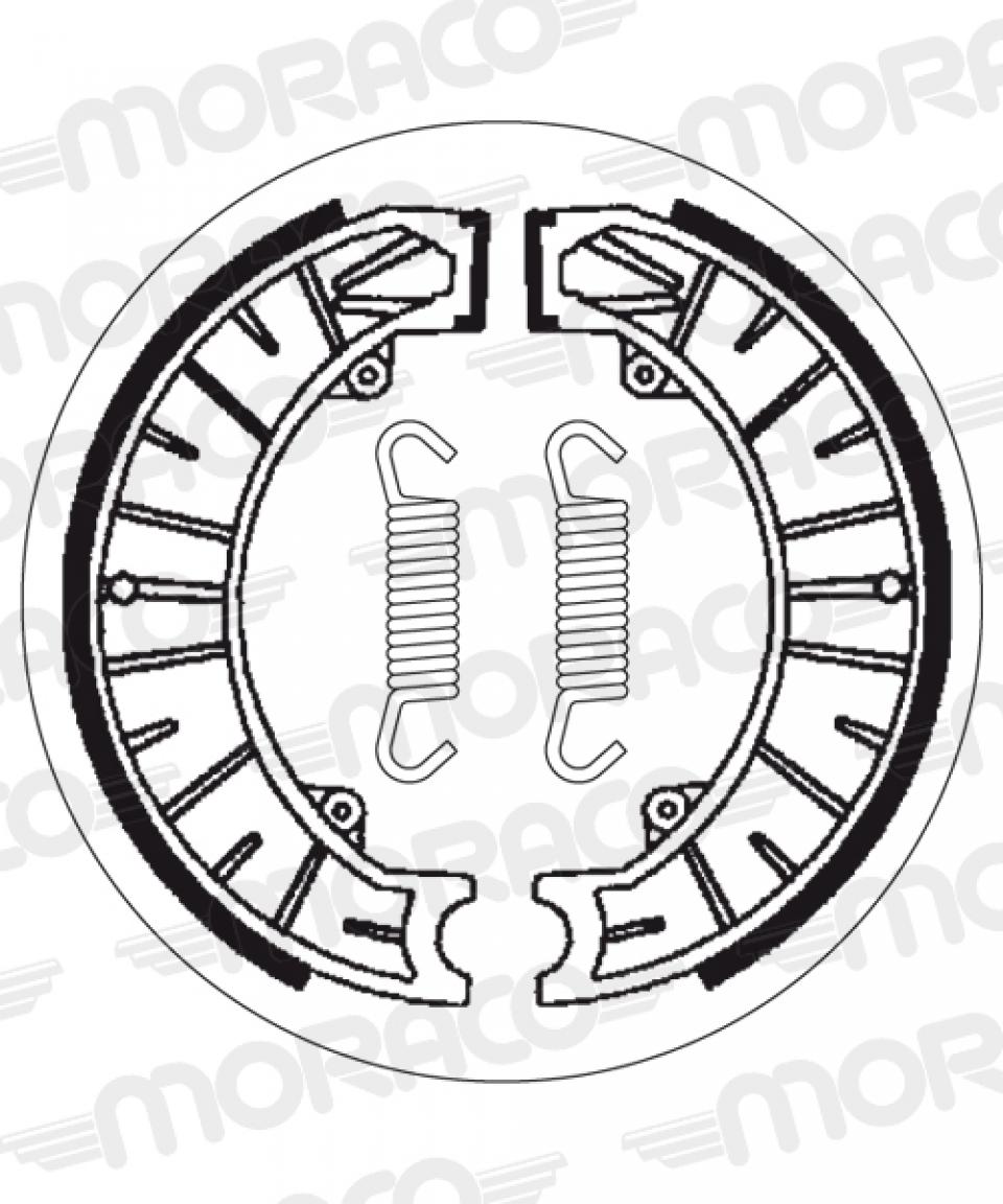 Mâchoire de frein SBS pour Auto 2121 Neuf
