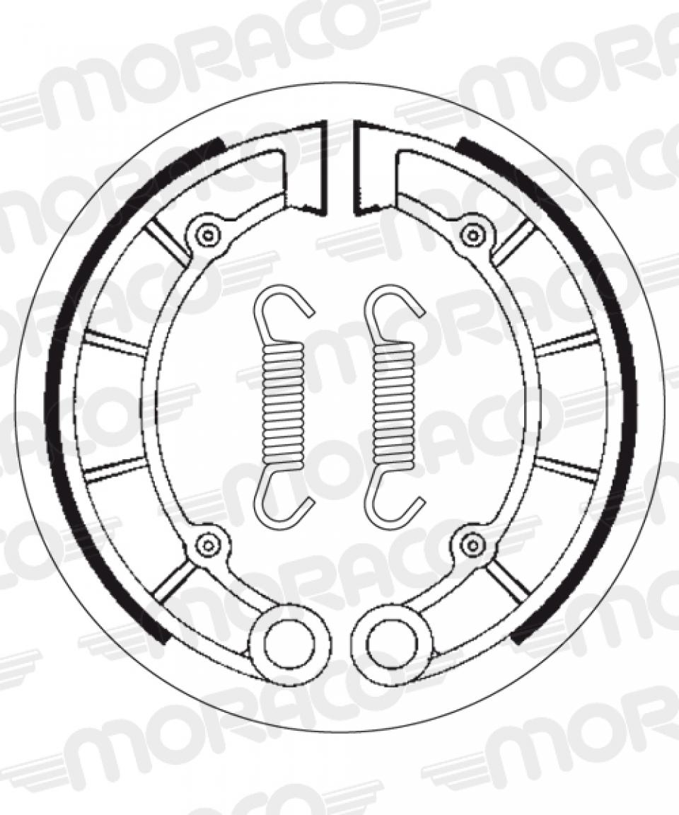 Mâchoire de frein SBS pour Auto 2197 Neuf