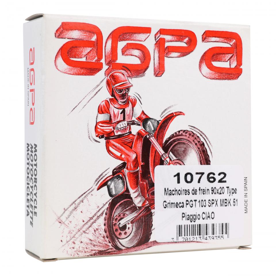 Mâchoire de frein P2R pour Mobylette Piaggio 50 Ciao Neuf