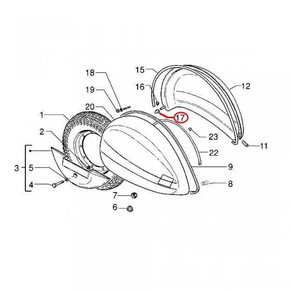 Connecteur électrique RMS pour scooter Piaggio 125 Vespa PX 2011-2017 216053