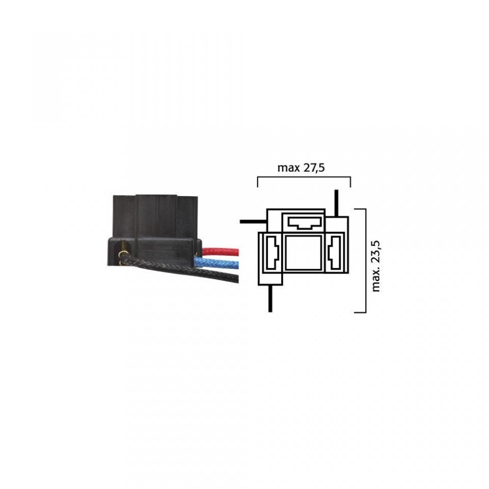 Connecteur Flosser douille support porte ampoule type H4 pour auto moto scooter Neuf