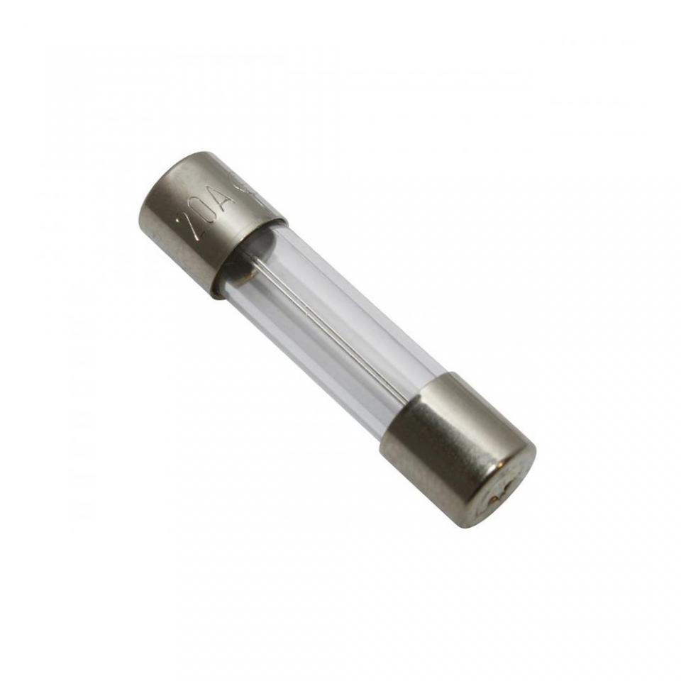 Fusible verre type cartouche 20A 6.3x30mm Générique par 10 pour auto moto Neuf