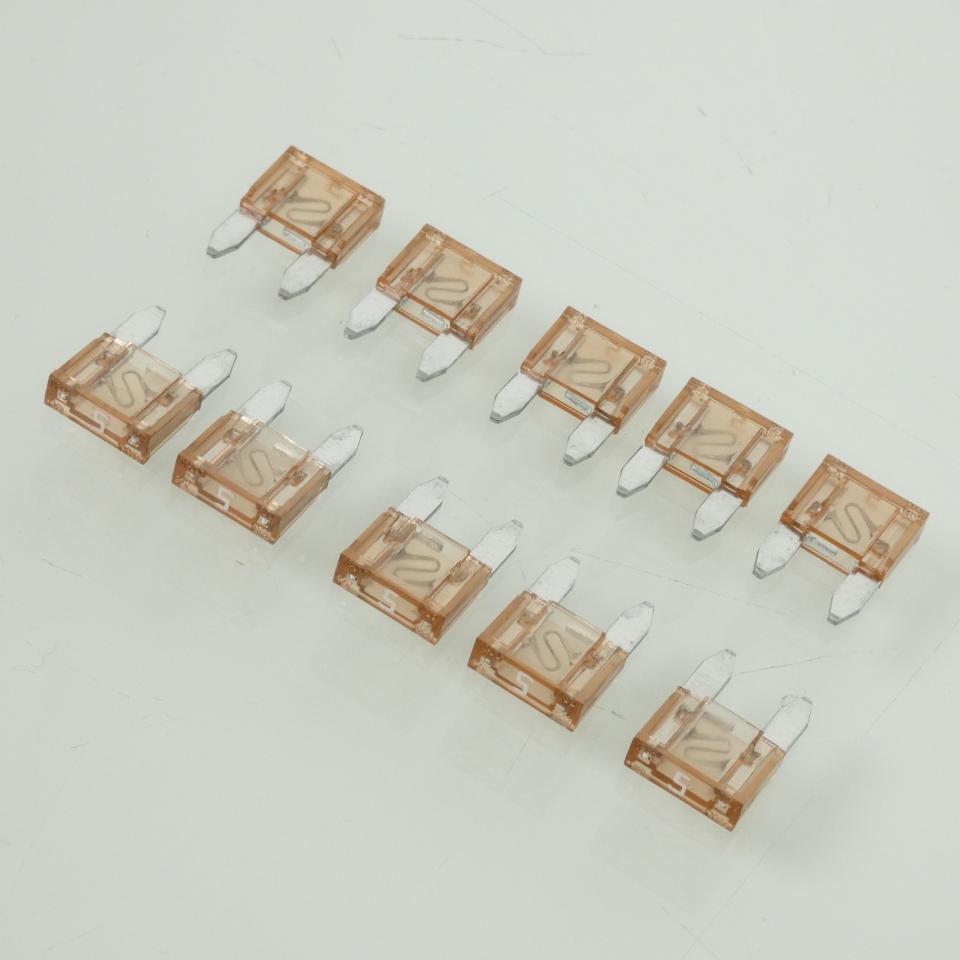 Lot de 10 mini fusible plat enfichable neuf de 3A 11x16x4mm pour auto moto scooter quad neuf