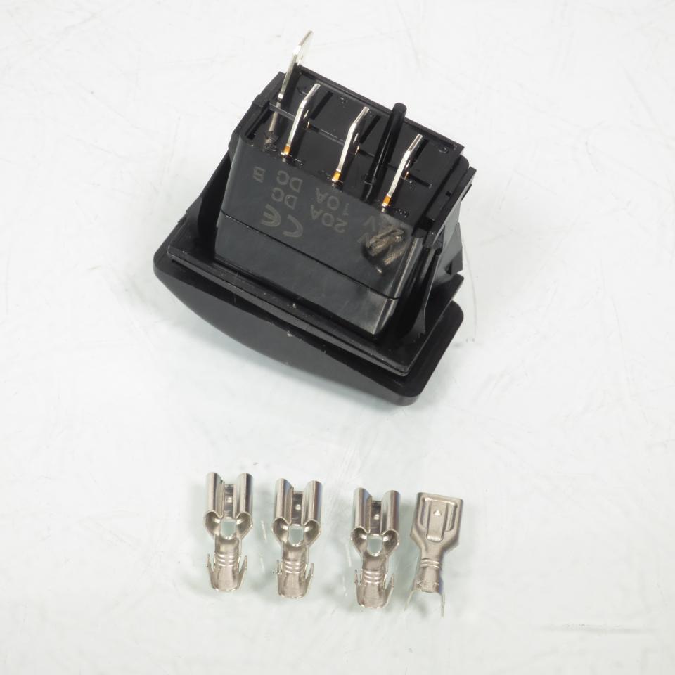 Interrupteur 3 positions 4 broches avec témoin lumineux Sifam pour auto Neuf