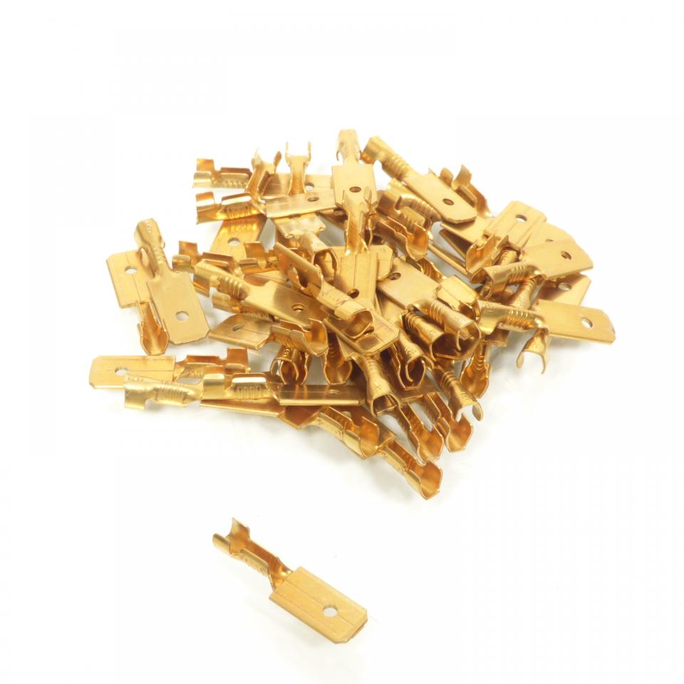 Pièce électrique diverse RSM pour moto 50 cosses plates mâles 6.3 Neuf