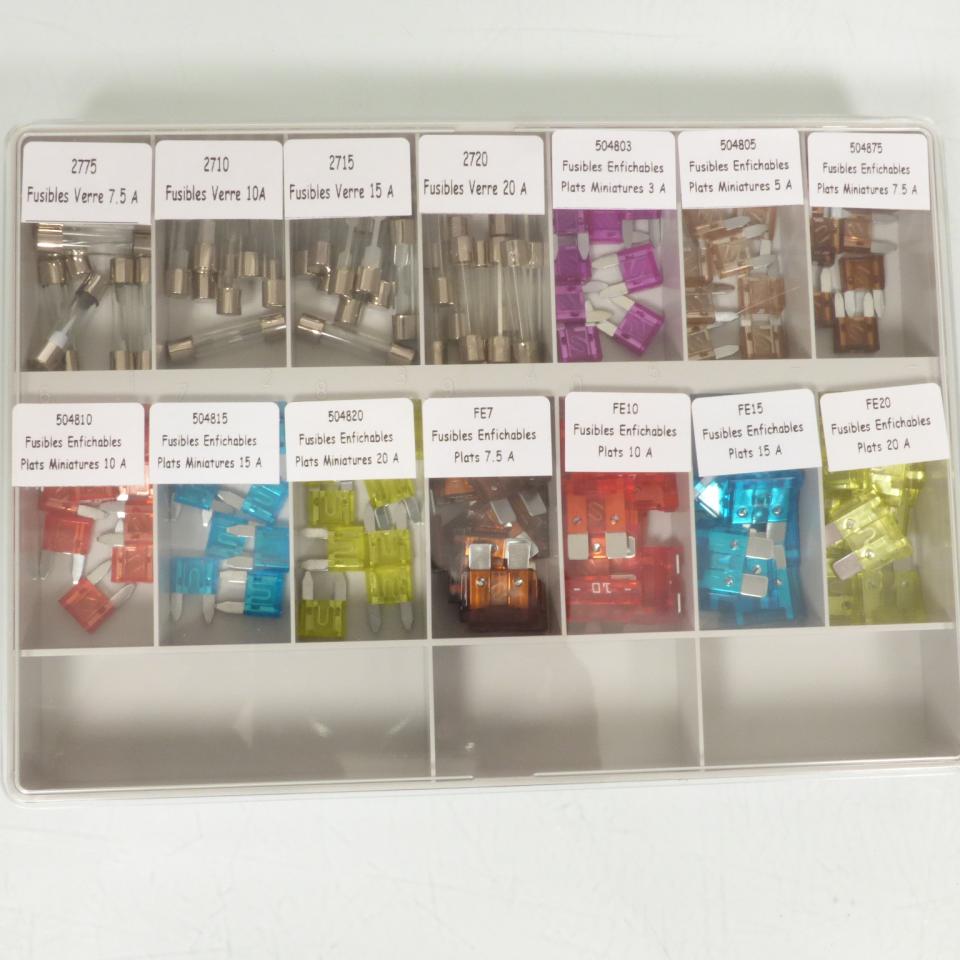 Pièce électrique diverse RSM pour auto moto scooter 140 fusibles Neuf