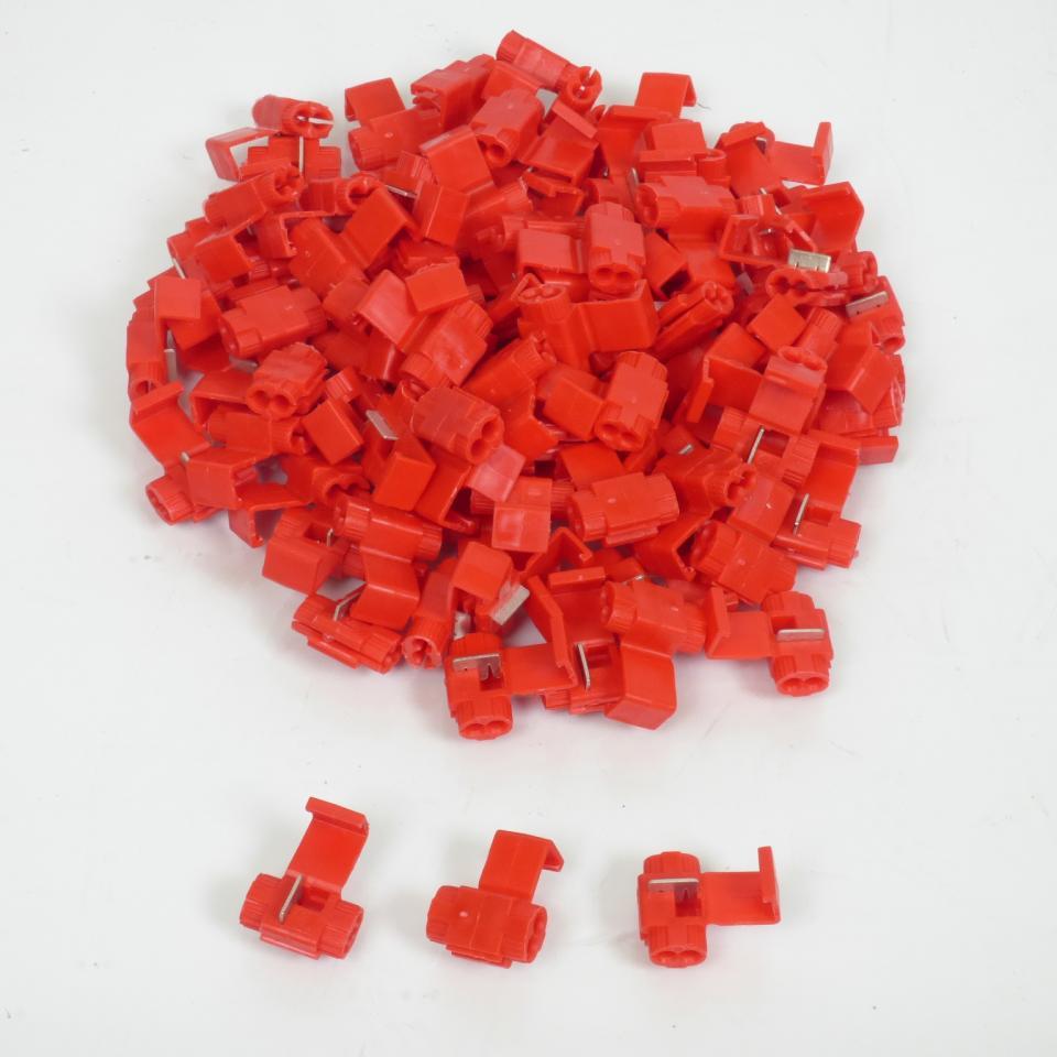 100 borne cosse connecteur rapide à clip pour faisceau électrique fil 0.5 à 0.8mm