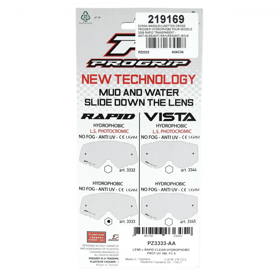 Visière écran de casque ProGrip pour pour Auto Neuf