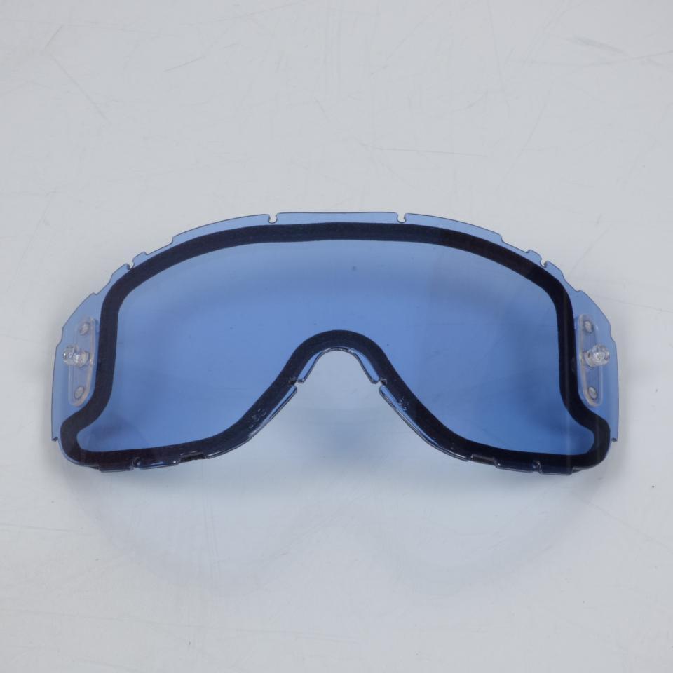 Écran double bleu pour masque lunette cross Smith Piston moto enduro quad Neuf