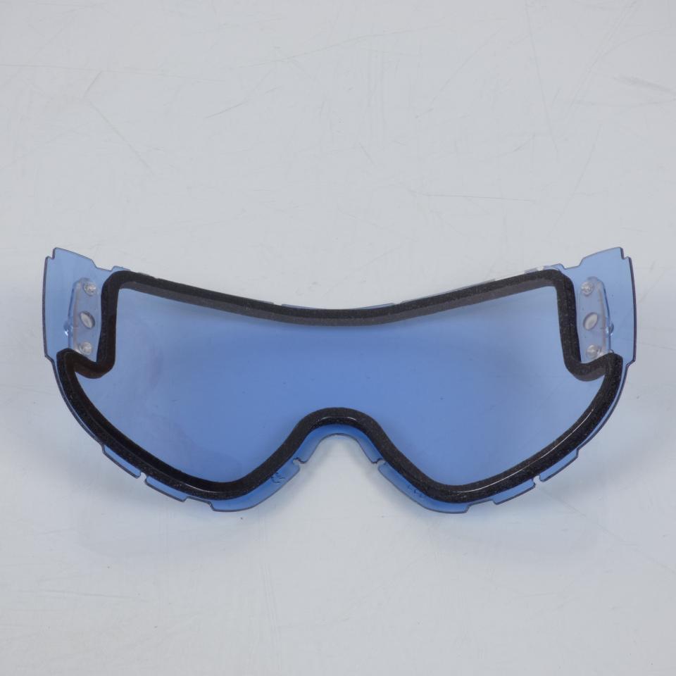 Écran double bleu pour masque lunette cross Smith Piston moto enduro quad Neuf