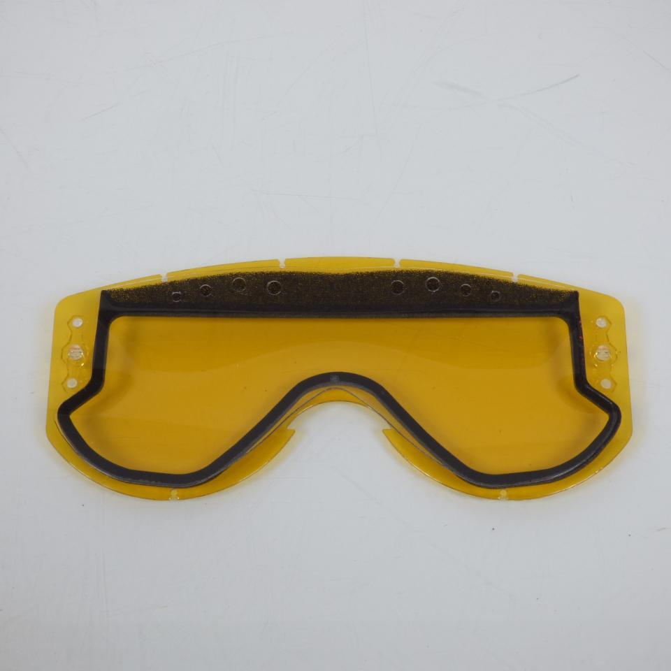 Écran double jaune pour masque lunette cross Smith Option OTG moto quad Neuf
