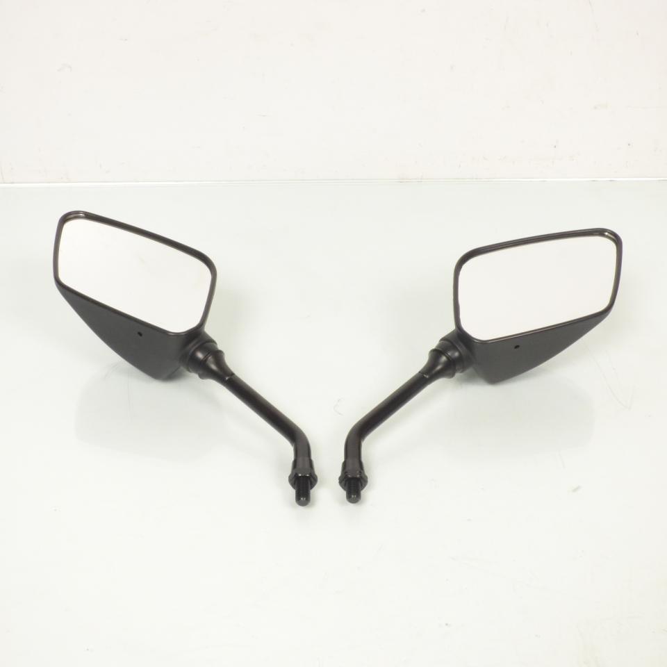 Paire de rétroviseur noir pour moto Roadster M10x1.25 gauche std droit inversé