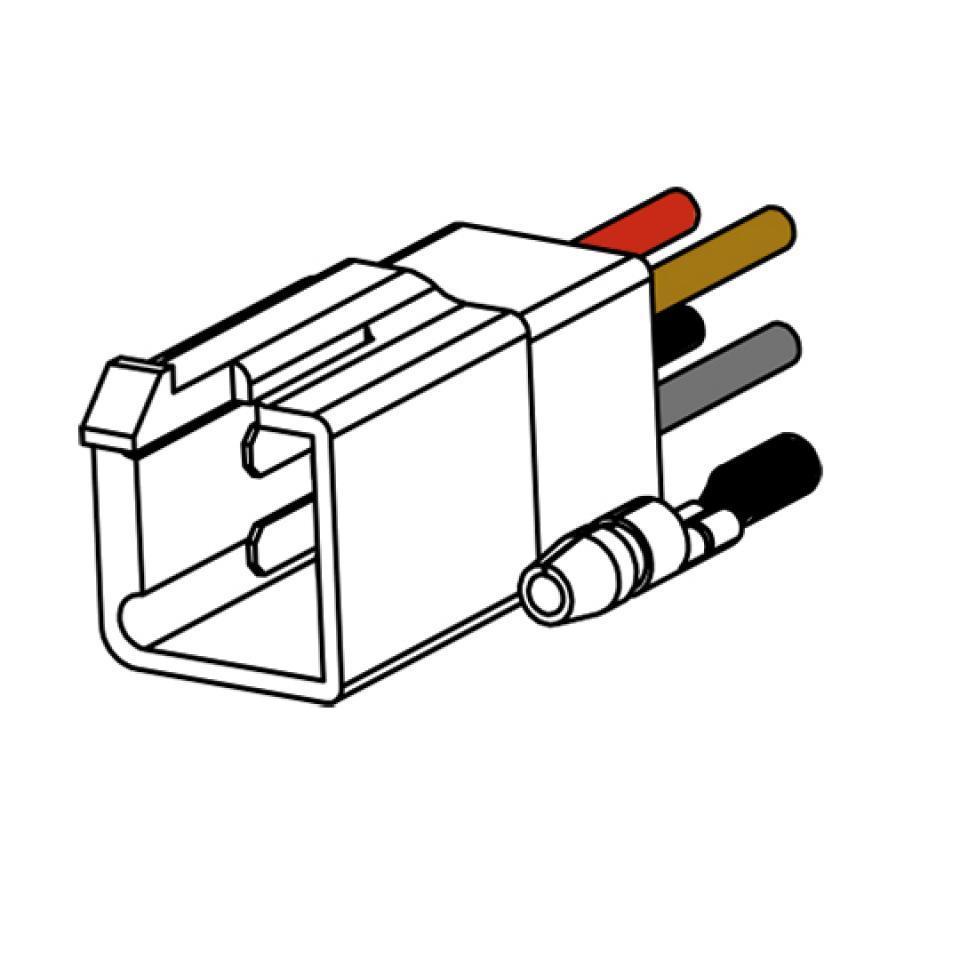 Kit serrure Teknix pour Scooter MBK 50 Flipper Avant 2002 Neuf