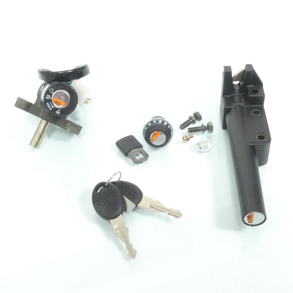 Kit serrure Kyoto pour Scooter Aprilia 50 Sr Di-Tech Injection 2001 à 2010 AP8202218 / AP8202386 Neuf
