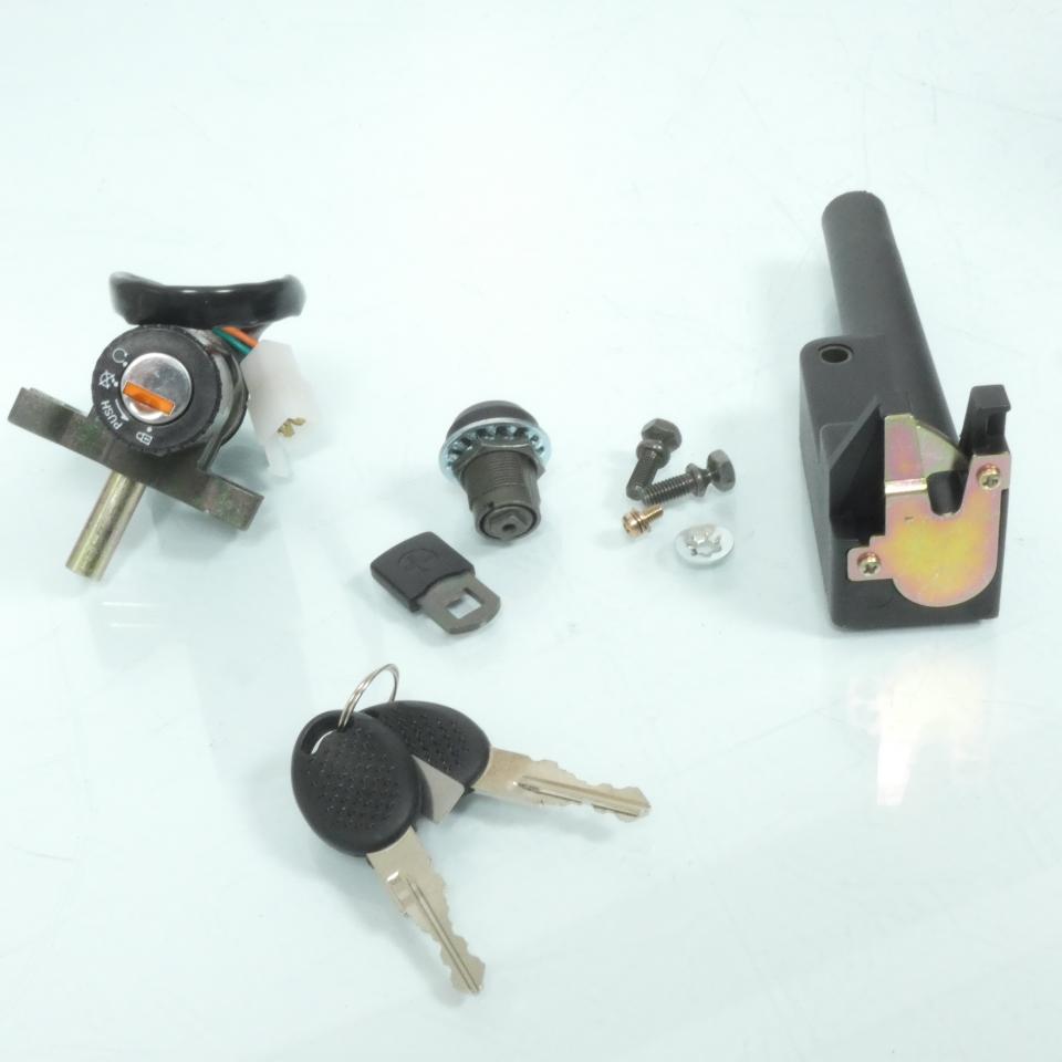 Kit serrure Kyoto pour Scooter Aprilia 50 Sr Di-Tech Injection 2001 à 2010 AP8202218 / AP8202386 Neuf