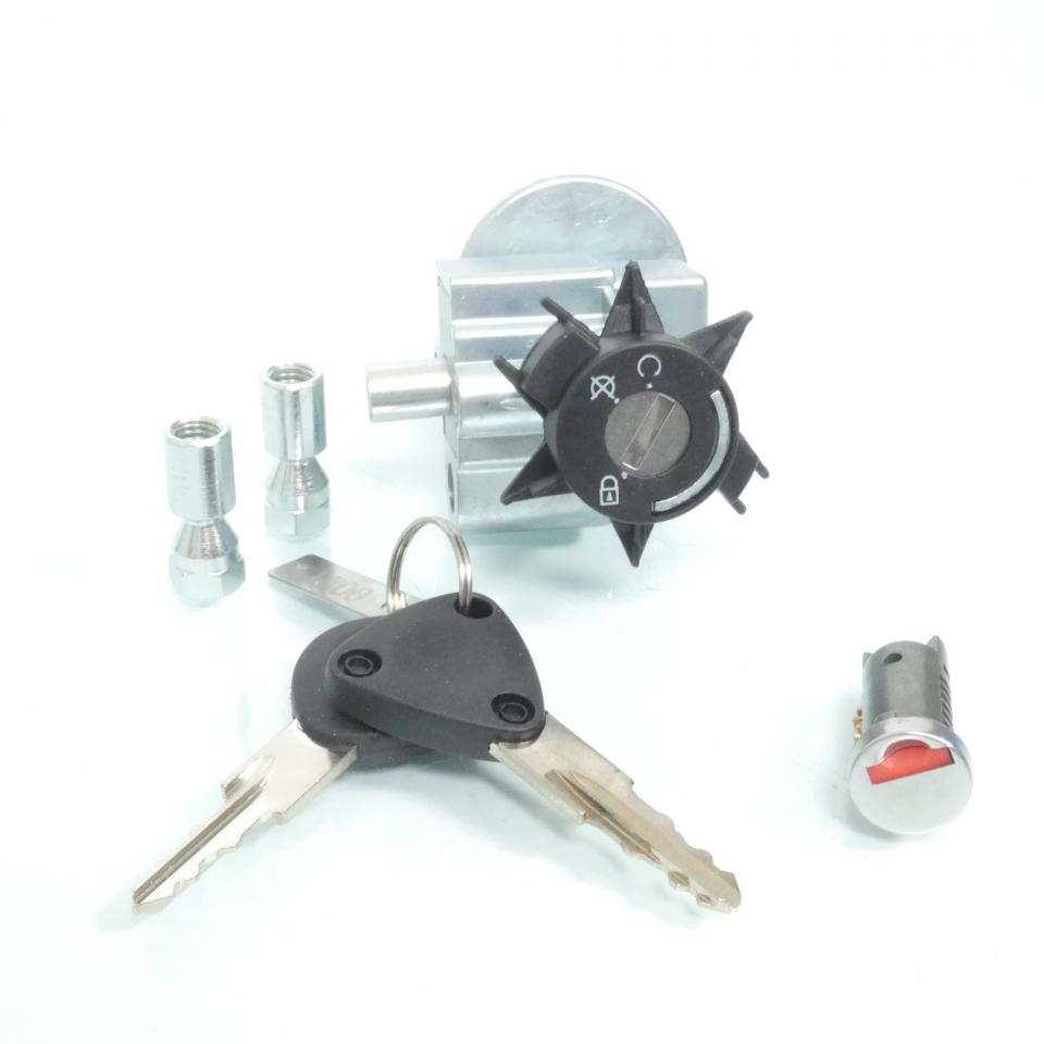 Kit serrure Teknix pour scooter Peugeot 50 Ludix blaster 2005 à 2014 Neuf