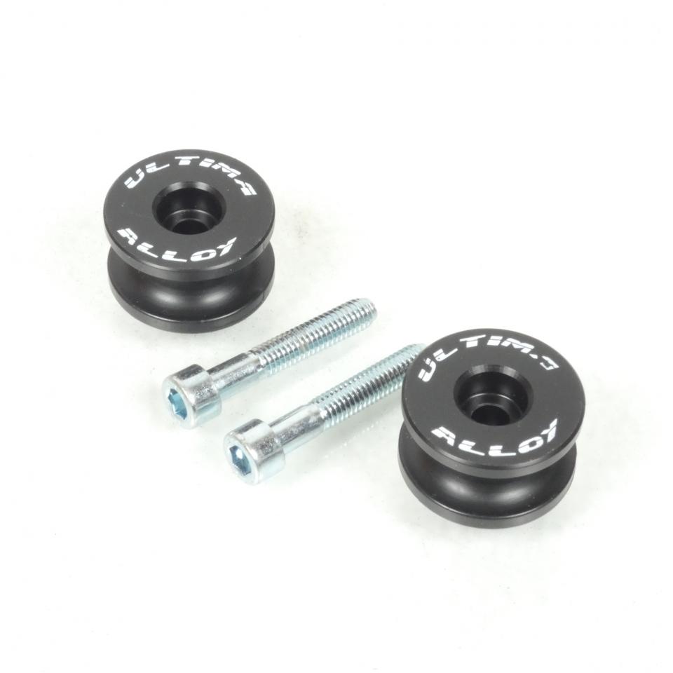 Paire de Diabolo de levage Alloy Ultima Ø6mm Téflon noir pour béquille de stand moto M6x100 Neuf