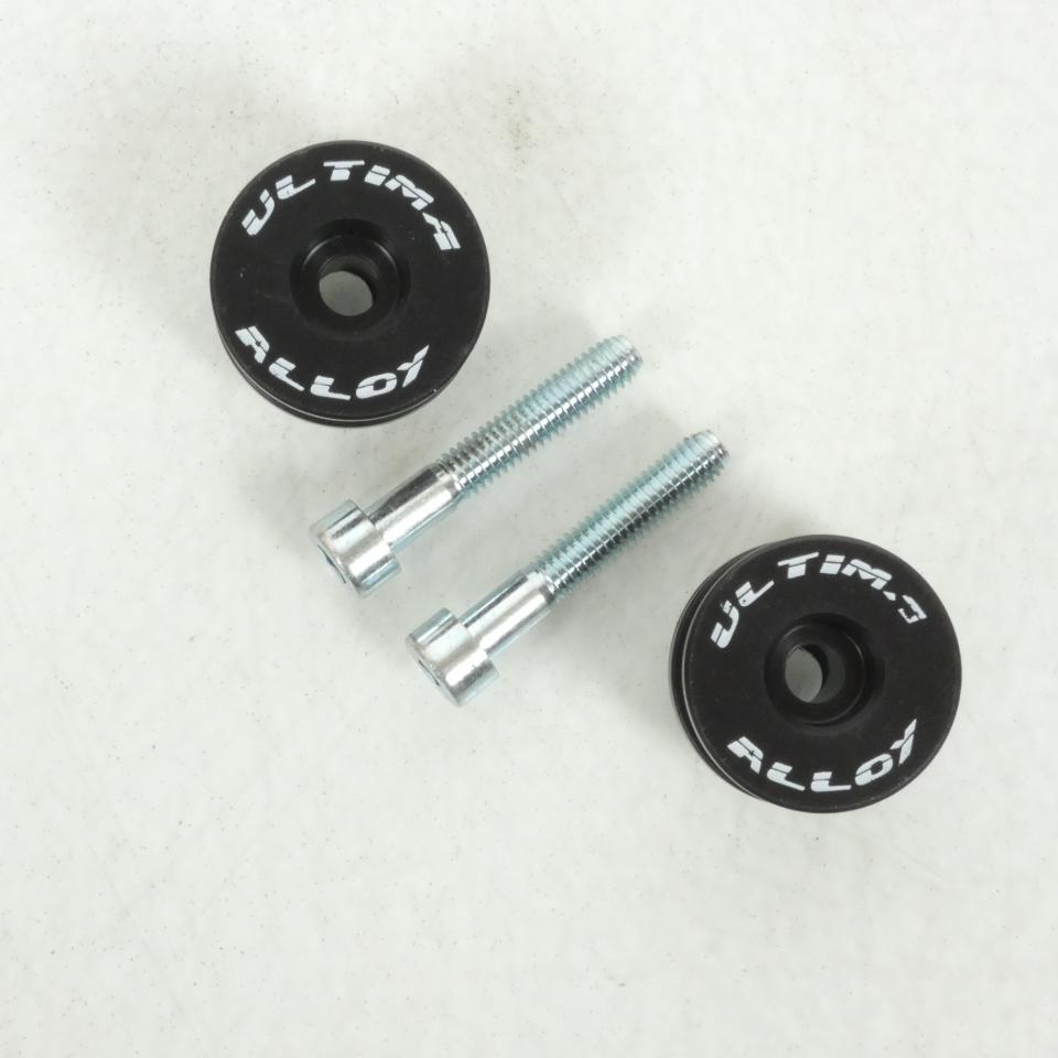 Paire de Diabolo de levage Alloy Ultima Ø6mm Téflon noir pour béquille de stand moto M6x100 Neuf