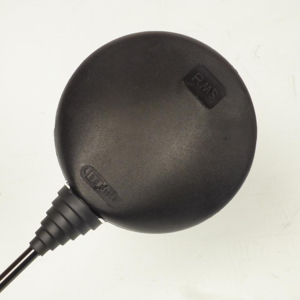 Rétroviseur réversible rond en plastique noir M8x1.25 RMS pour mobylette cyclo