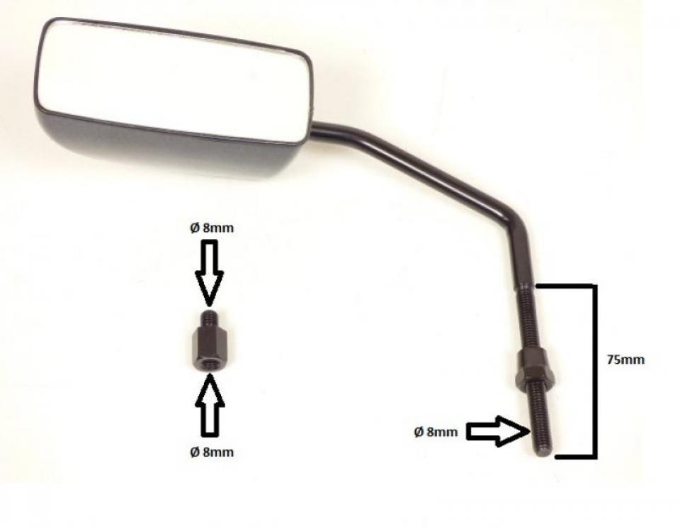 Rétroviseur réversible pour Deux roues Neuf