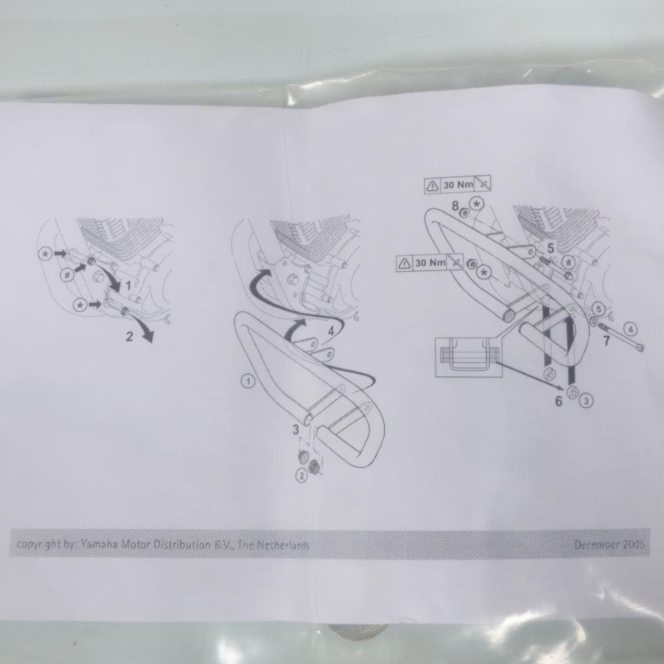 Tampon pare carter origine pour Moto Yamaha 125 YBR 2005 à 2009 2D7-W0741-00 Neuf en destockage