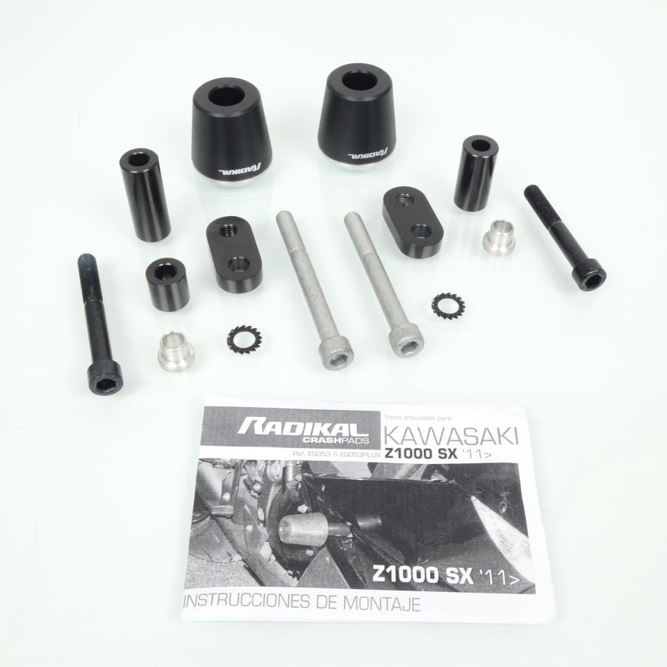 Tampon pare carter Radikal EQ353PLUS pour moto Kawasaki Z 1000 SX après 2011