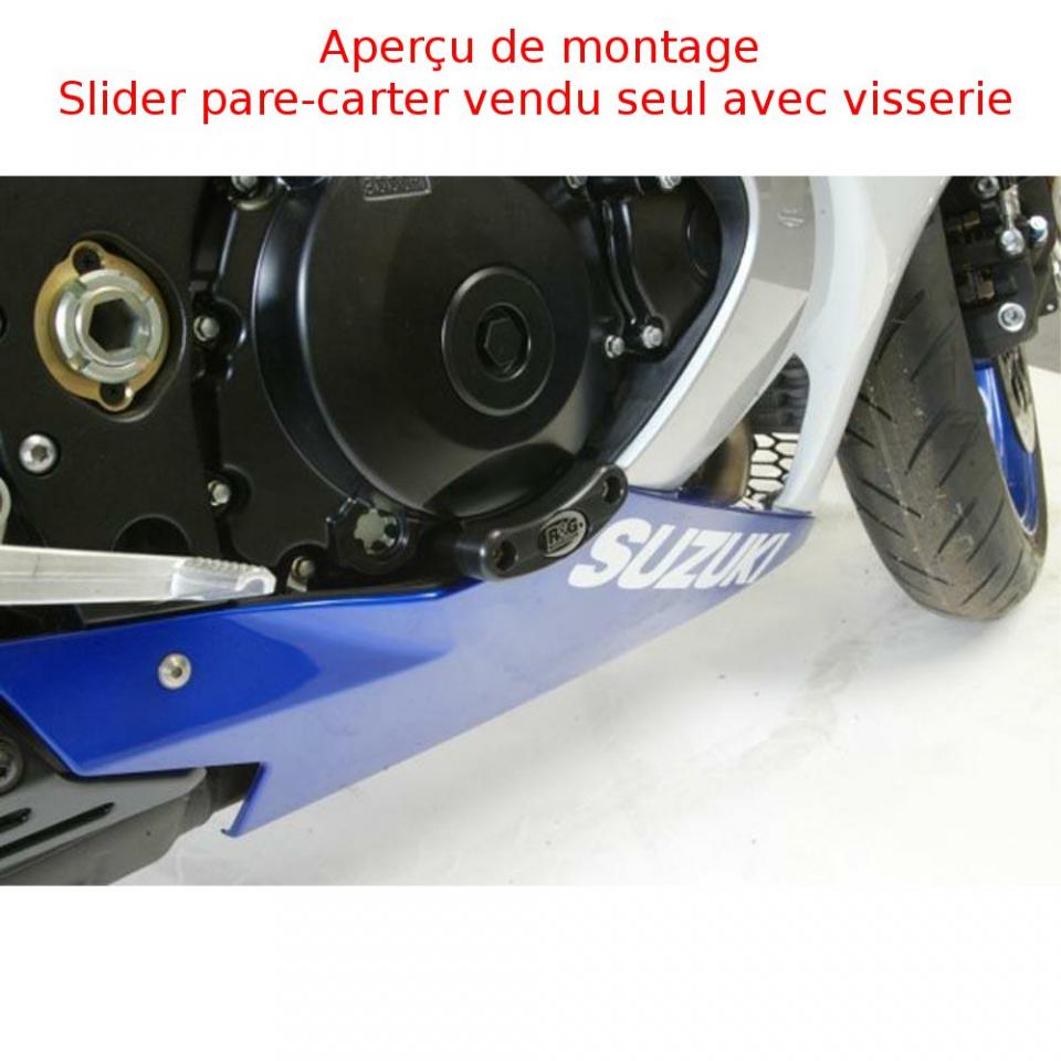Tampon slider pare carter droit R&G pour moto Suzuki 1000 Gsx-R 2007 à 2008 Neuf
