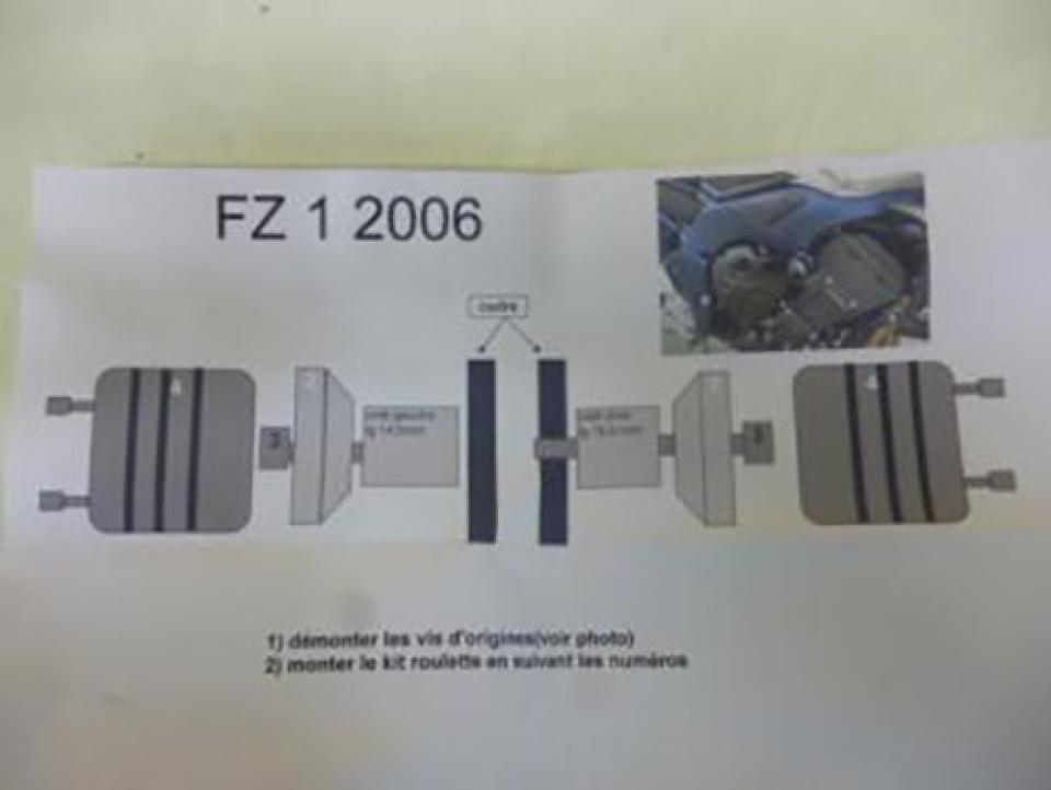 Tampon pare carter Générique pour moto Yamaha 1000 FZ1 2006 Neuf