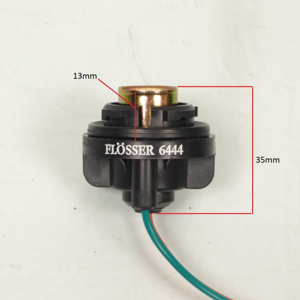 Douille fiche support porte ampoule 12V BA15s Flosser neuf pour moto scooter