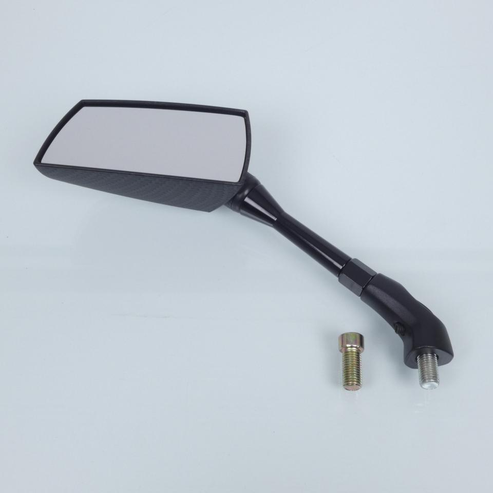 Rétroviseur gauche tuning Mad Fiction carbone pour moto M10 Pas 1.25 Neuf