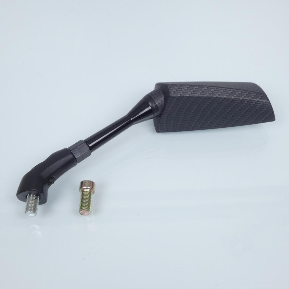 Rétroviseur gauche tuning Mad Fiction carbone pour moto M10 Pas 1.25 Neuf