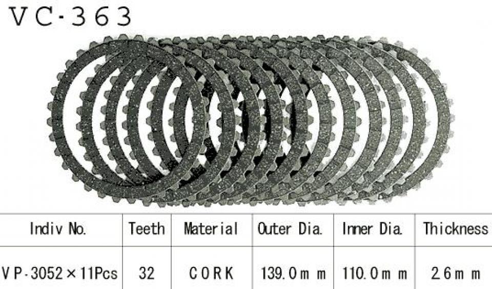 Disque d embrayage Kyoto pour Moto Suzuki 900 RF R 1994 à 1998 Neuf