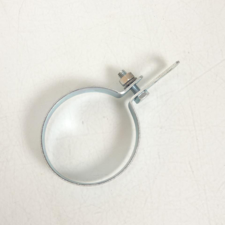 Collier support pot échappement pour deux roues Ø57mm Ø8.5 H16mm Gris Neuf