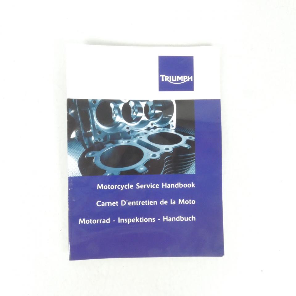 Carnet d'entretien pour moto Triumph America 2000 à 2007 T3855017 T3855352 Neuf