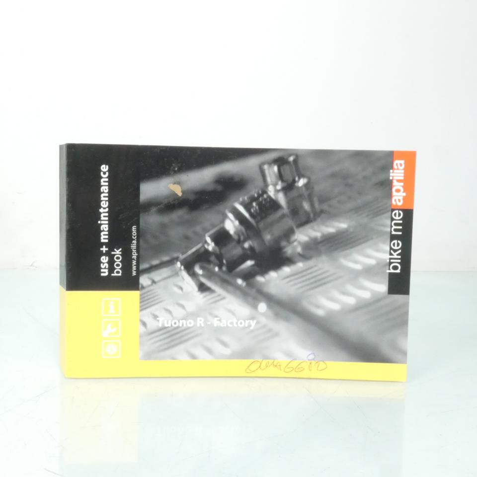 Manuel du propriétaire utilisateur origine pour Aprilia tuono 1000 Occasion