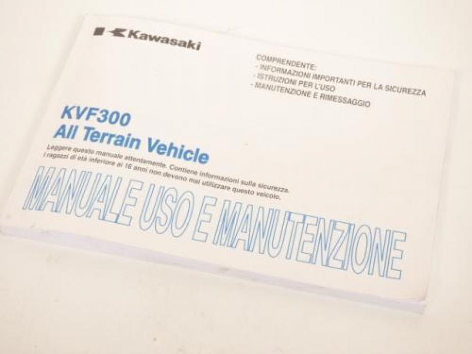 Manuel du propriétaire utilisateur origine pour Quad Kawasaki 300 KVF Occasion