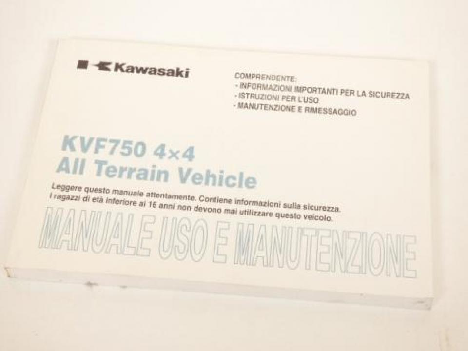 Manuel du propriétaire utilisateur origine pour Quad Kawasaki 450 KVF KVF750D9 Occasion