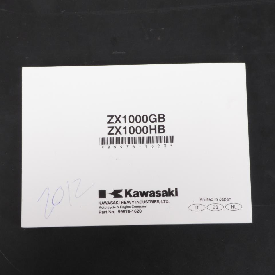 Manuel du propriétaire utilisateur origine pour moto Kawasaki 1000 Z SX 99976-1620 Occasion