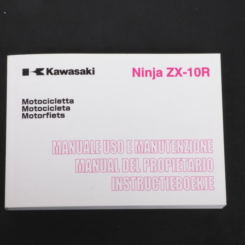 Manuel du propriétaire utilisateur origine pour moto Kawasaki 1000 ZX10R 99976-1366 Occasion