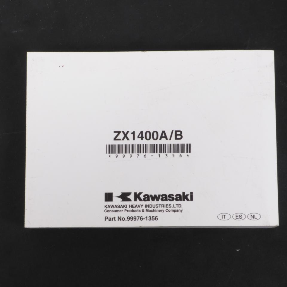 Manuel du propriétaire utilisateur origine pour moto Kawasaki 1400 ZZR 99976-1356 Occasion