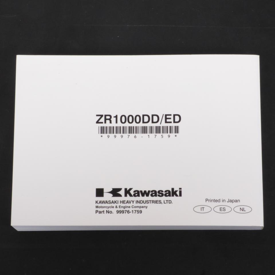 Manuel du propriétaire utilisateur origine pour moto Kawasaki 1000 Z 99976-1759 Occasion