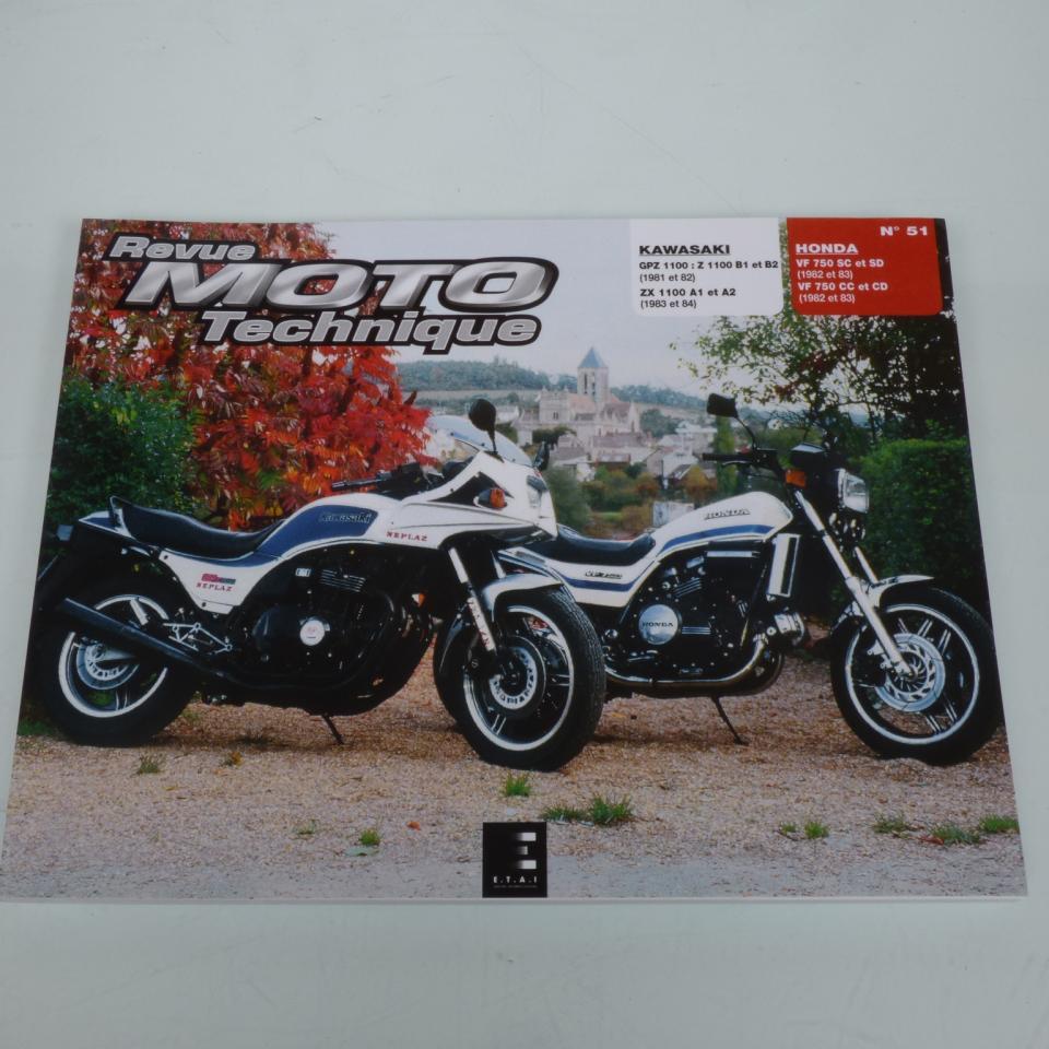 Revue technique atelier E.T.A.I pour moto Honda VF 750 CC 1982 à 1983 N°51 Neuf