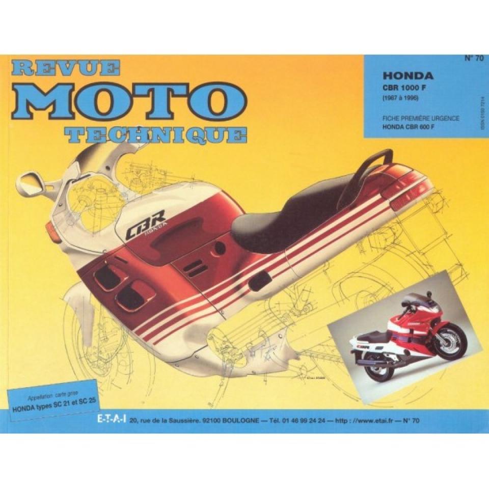 Revue technique d atelier E.T.A.I pour Moto Honda 1000 CBR 1987 à 1996 N°70 Neuf
