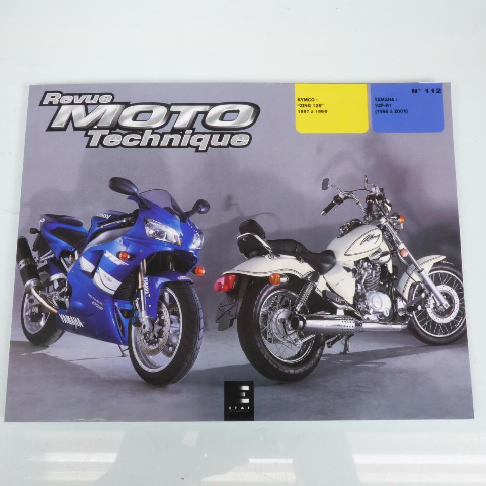 Revue technique atelier E.T.A.I pour moto Kymco 125 Zing 1997 à 1999 N°112 Neuf