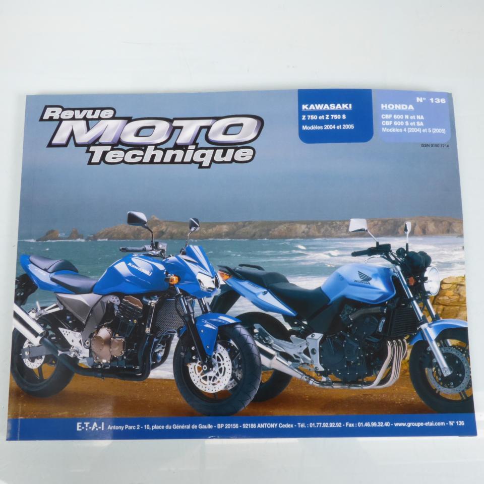 Revue technique atelier E.T.A.I pour moto Honda CBF 600 N 2004 à 2005 N°136 Neuf