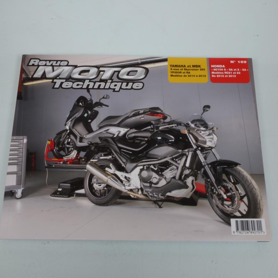 Revue technique atelier E.T.A.I pour moto Yamaha NC700 X 2012 à 2013 N°169 RC61/RC63